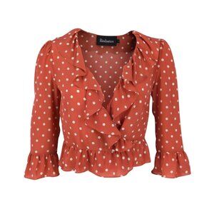 Realisation Par Rust Polka Dot Top - Medium